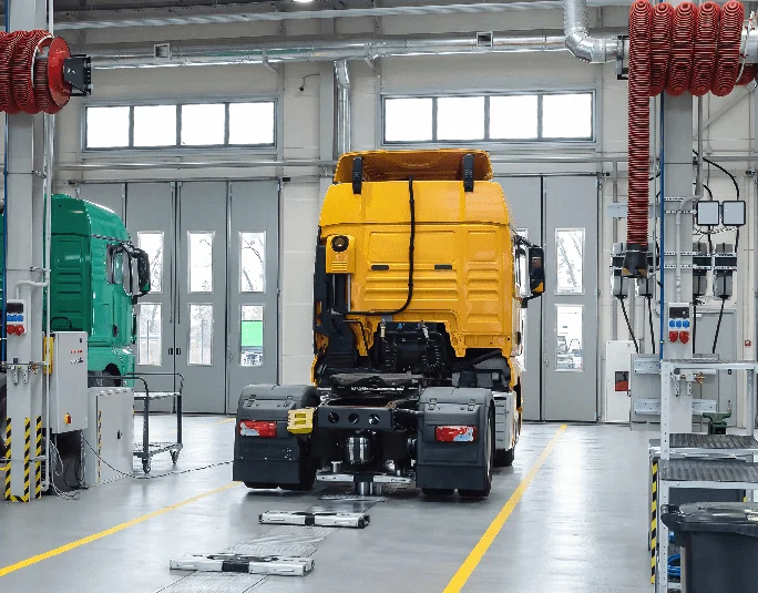 Taller planchado y pintura IVECO